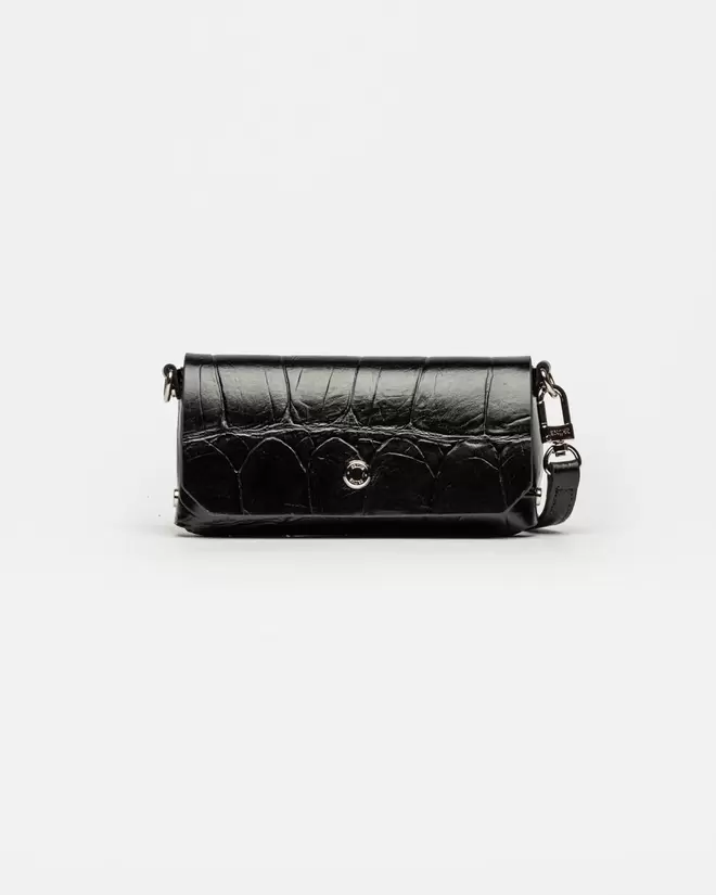 Mini bag Menorca en cuero big croco