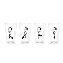 Set 4 Vaso Cerveza 14,9X6,2Cm Diam. 443,2Ml