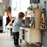 DUKTIG Cocina infantil, abedul, 72x40x109 cm
