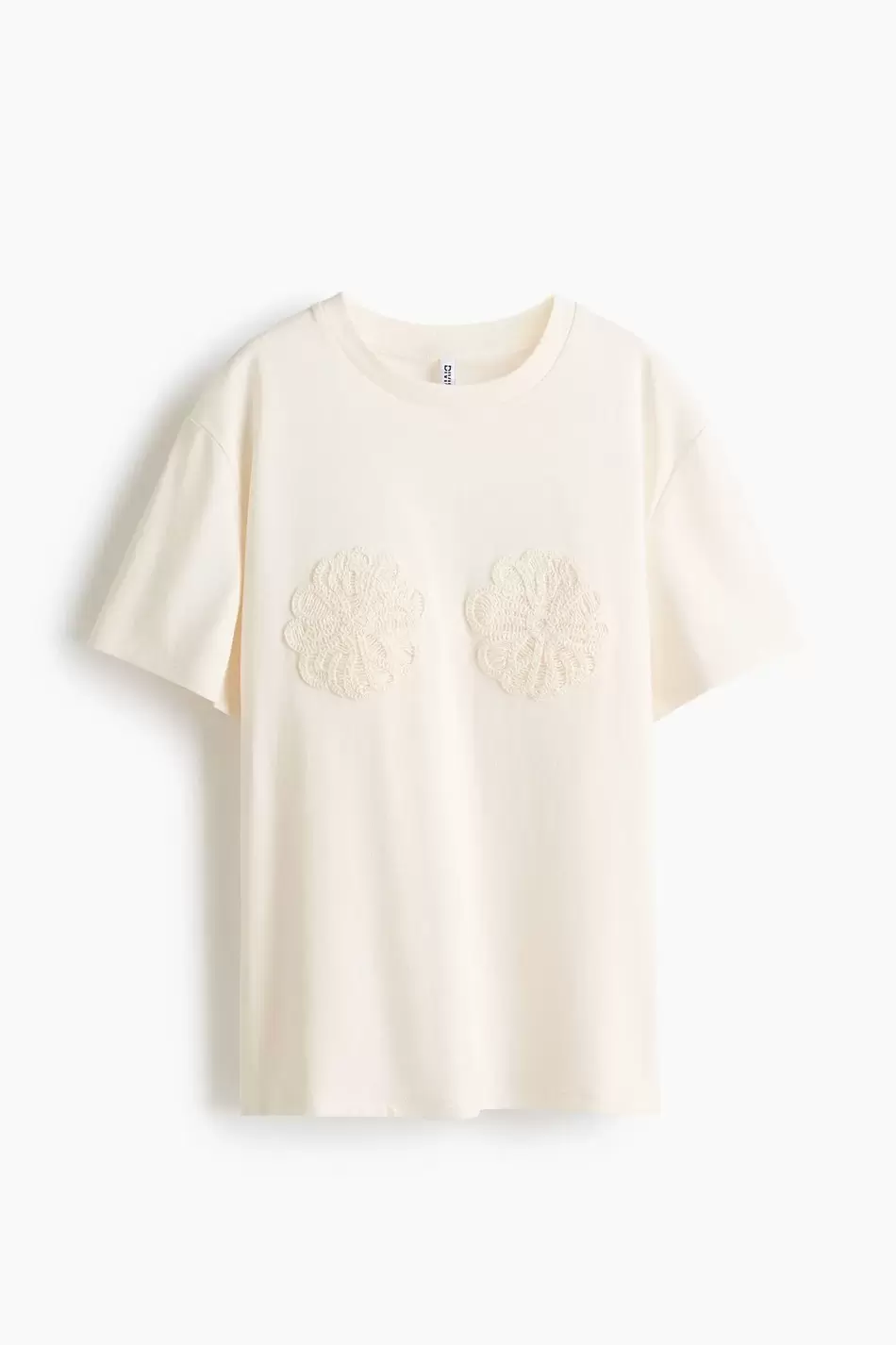 Polera con aplicaciones