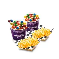 2x Huraclón M&M + 2x Papas Fritas Grandes