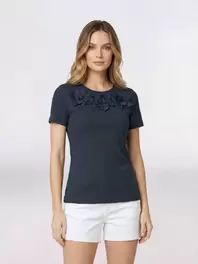 Polera Mujer Antonia Negro Lineatré