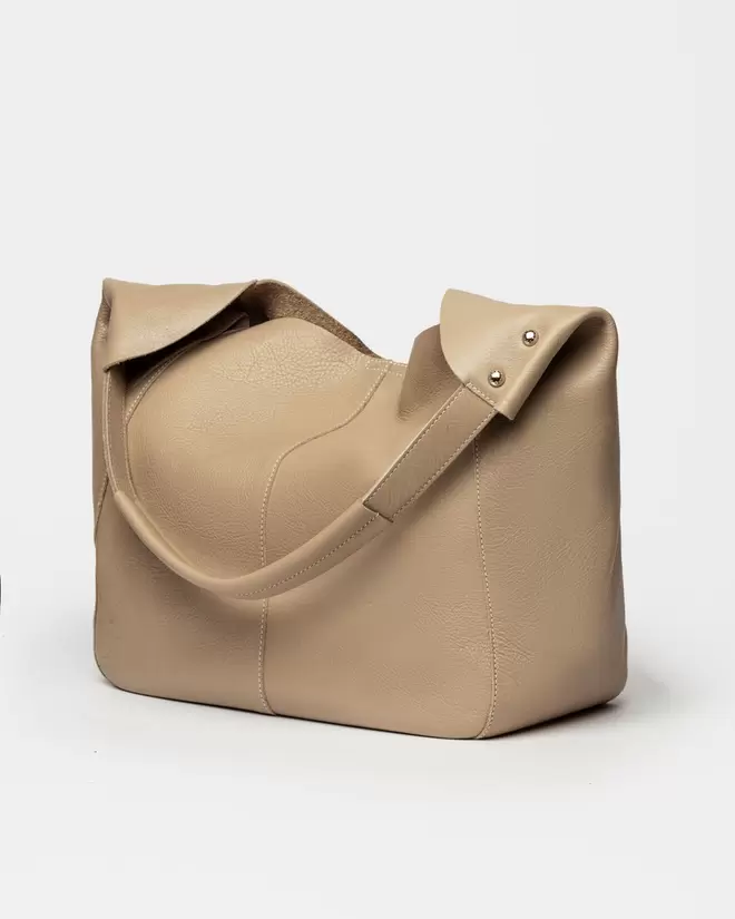 Bolso Dune en cuero graneado