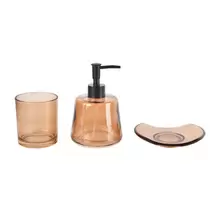 Set Vidrio Baño 3 Pcs Ilusión