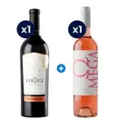 Pack de 1 Botella de Vino Ventisquero Vertice Ensamblaje + 1 botella de Vino Omega Rosé de Viña Vik de Regalo