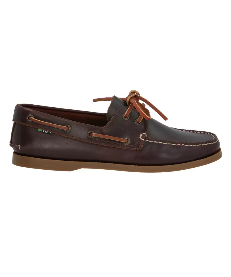 Zapato Cuero Hombre Boat Café Oscuro