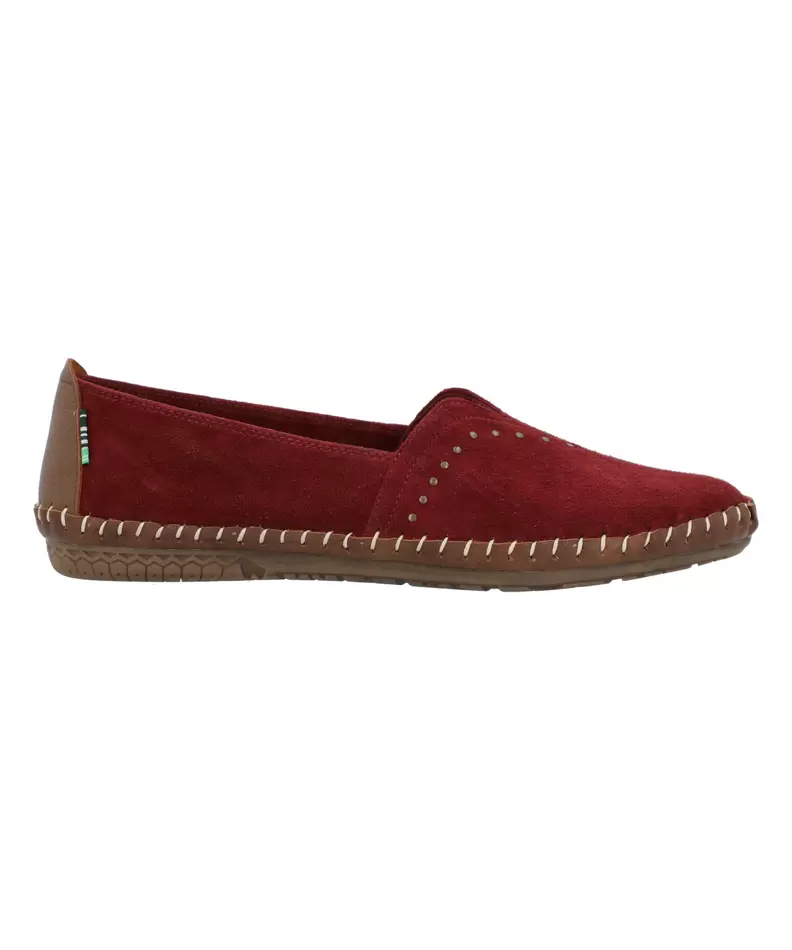 Slip On Cuero Mujer Laurie Rojo