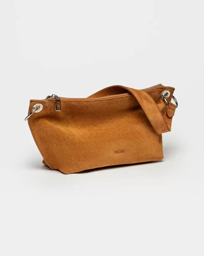 Bandolera Anya en cuero gamuza