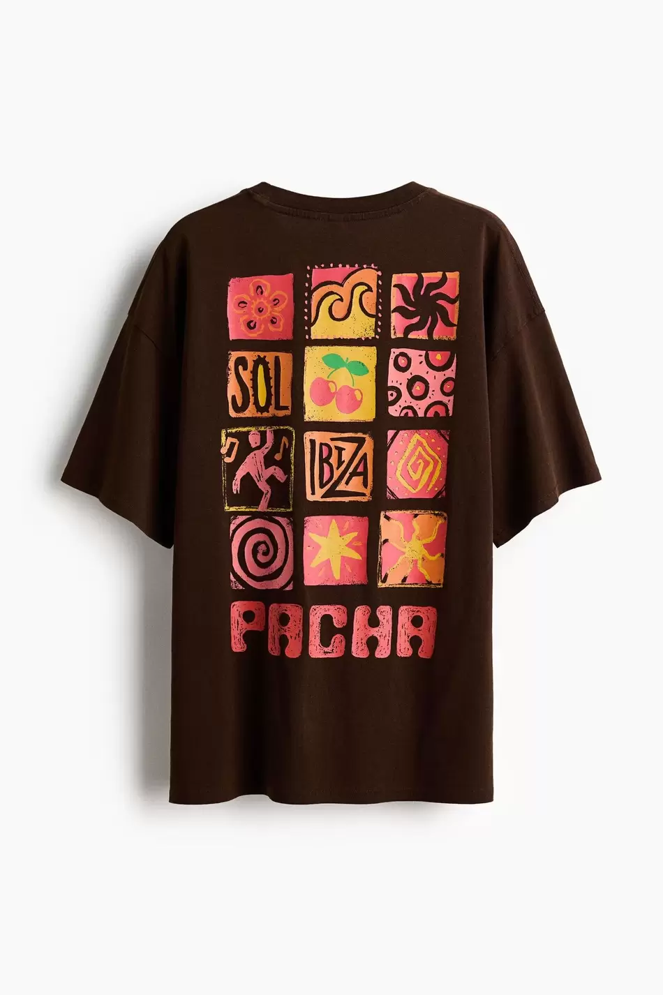 Polera oversize con motivo estampado