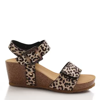 Sandalia Mujer Solea Alba Leopardo