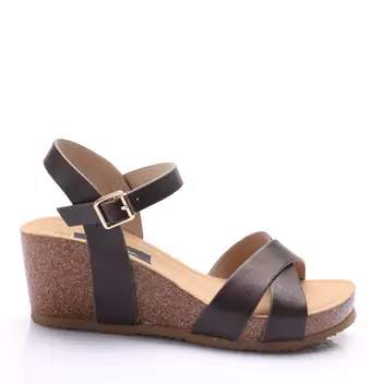 Sandalia Mujer Solea Lucia Marron