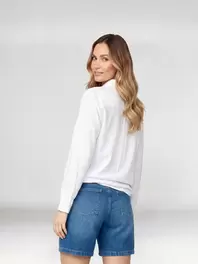 Blusa Mujer Olivia Blanco Lineatré