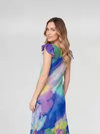 Vestido Mujer Camila Royal Lineatré