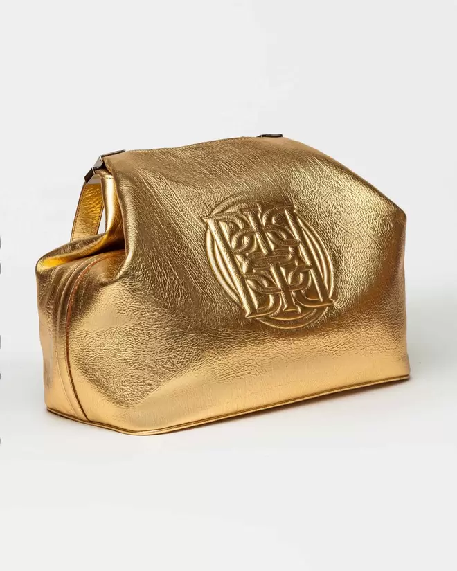 Bolso Eterial en cuero arrugado