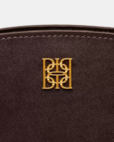 Cartera al hombro Lunette en cuero vaquita