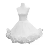 Falso Vestido Cueca Huasa Talla S M y L Doble Falda Tirante y Faja Elasticada
