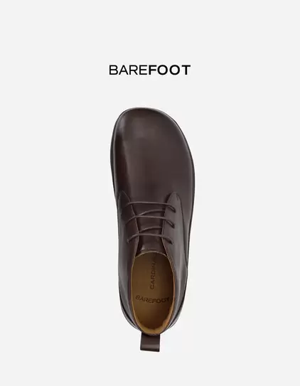 Botines Barefoot Formal Casual Hombre Cuero Bare Urban Café