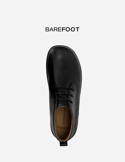 Botines Barefoot Formal Casual Hombre Cuero Bare Urban Negro