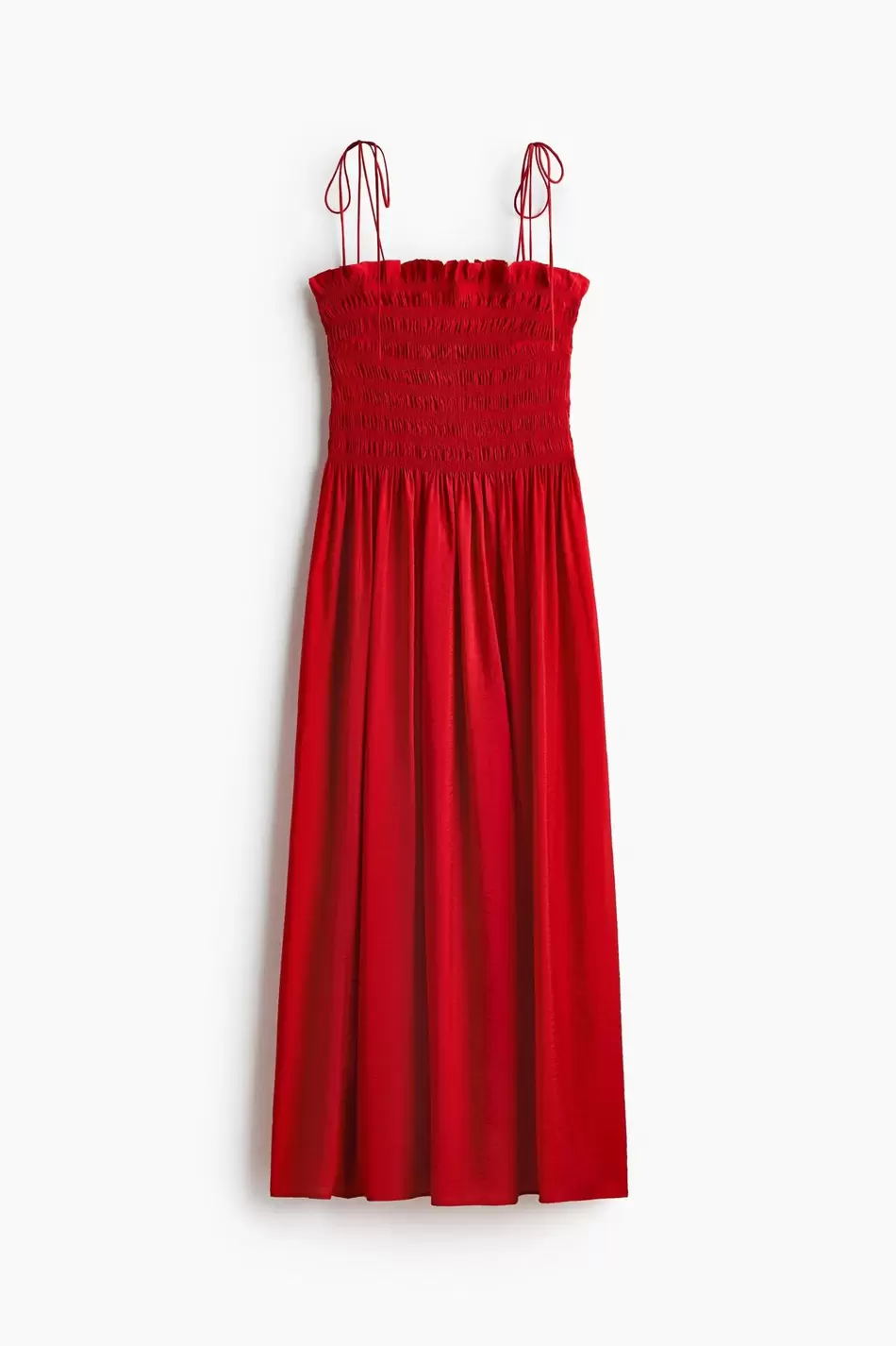 Vestido de tirantes con cuerpo panal de abeja