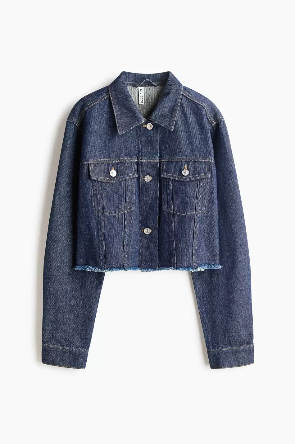 Chaqueta denim cropped