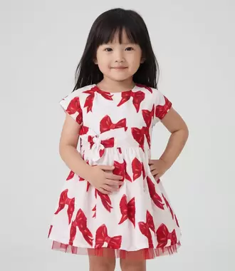 Vestido bebé con lazos