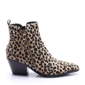 Botin Mujer Solea Antibes Animal Print