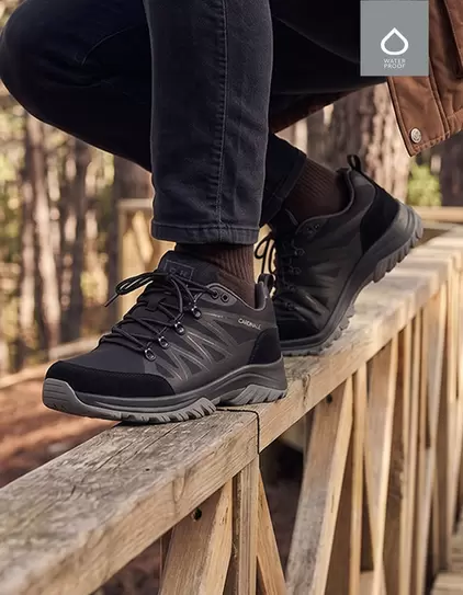 Zapatilla Outdoor Hombre Textil Bresse Negro