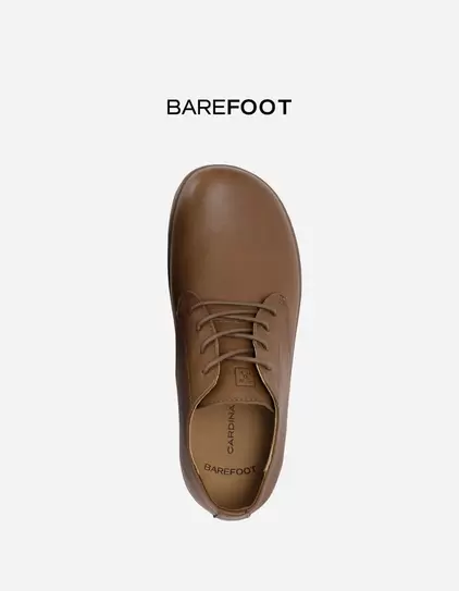 Zapatos Barefoot Formal Hombre Cuero Bare Urban Brandy