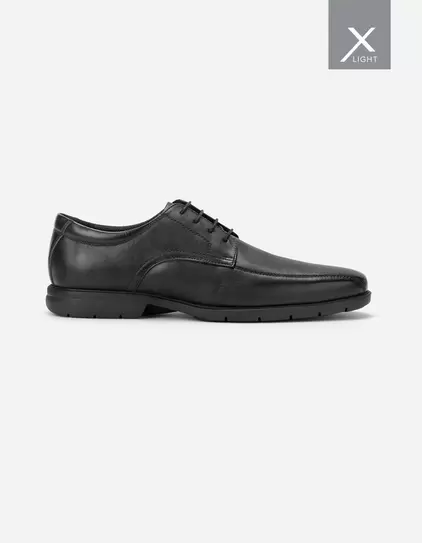 Zapatos Formal Hombre X-Light Piuma Punta Costura Negro