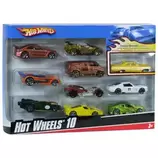 Pack de 10 Autos de Juguete (Surtidos) Mattel