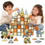 100 Piezas Juego De Bloques De Construcción Magnéticos 3D