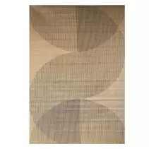 ALFOMBRA 300 X 400 GEO CIRCULAR GRIS