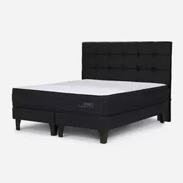 Cama Tempo Plus King + Respaldo Issey