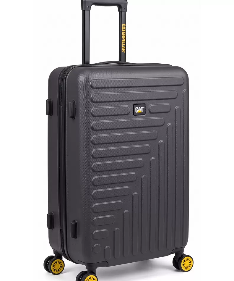 MALETA ROCKFORD TROLLEY 28" NEGRO CAT