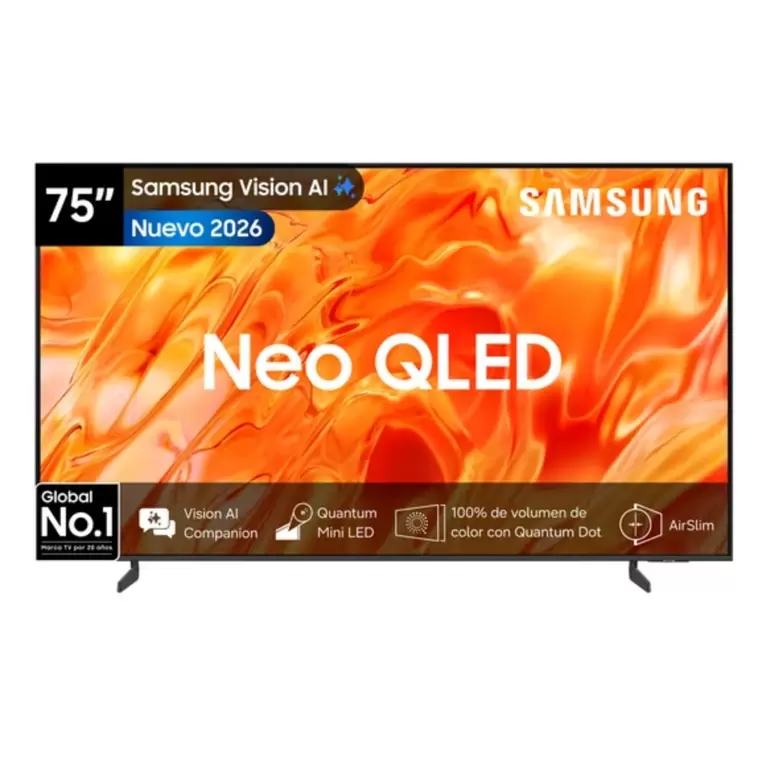 75" Neo QLED QN70H 4K Samsung Vision AI Smart TV (2026) + Control por Voz
