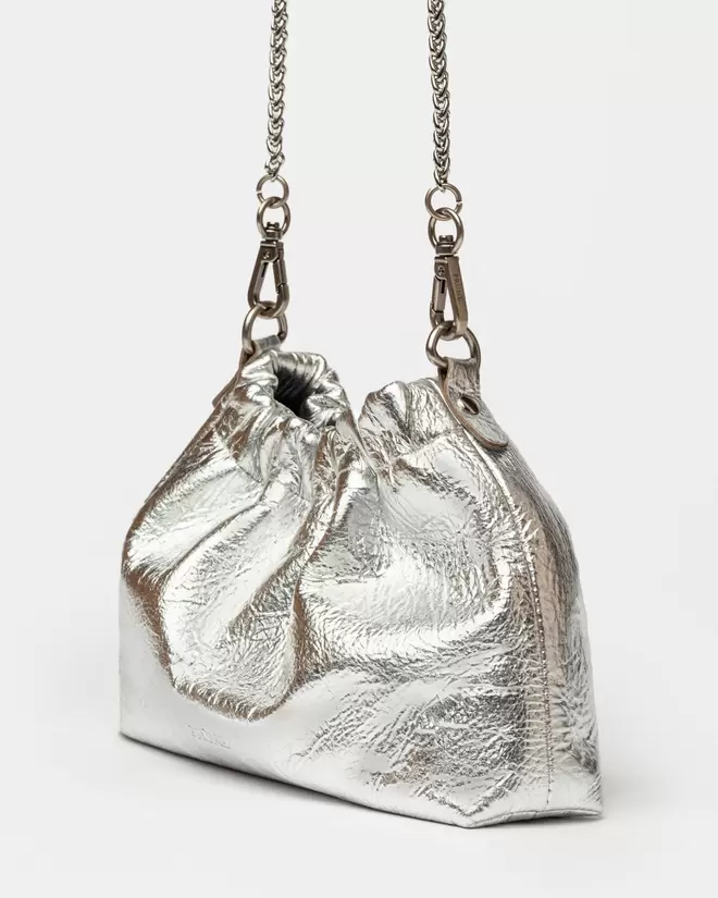 Mini bag Gina en cuero arrugado