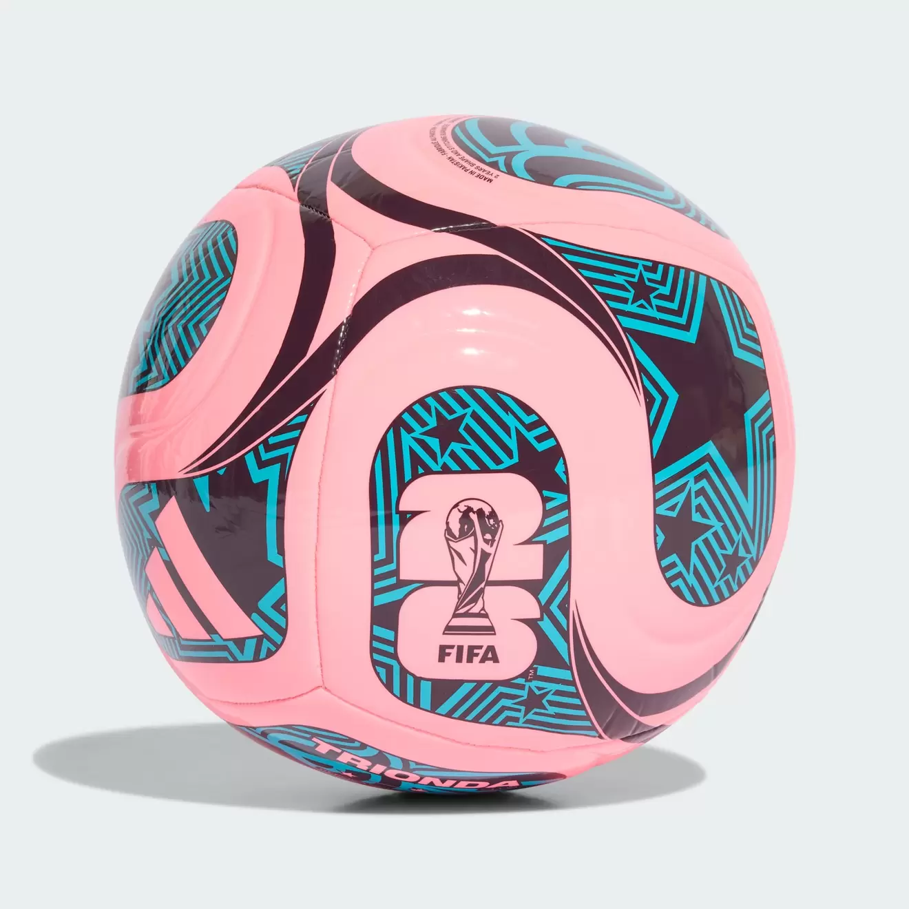 balón de futbol adidas wc club rosa talla 4