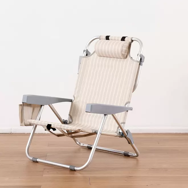 Silla Playa Faro Beige Rayas