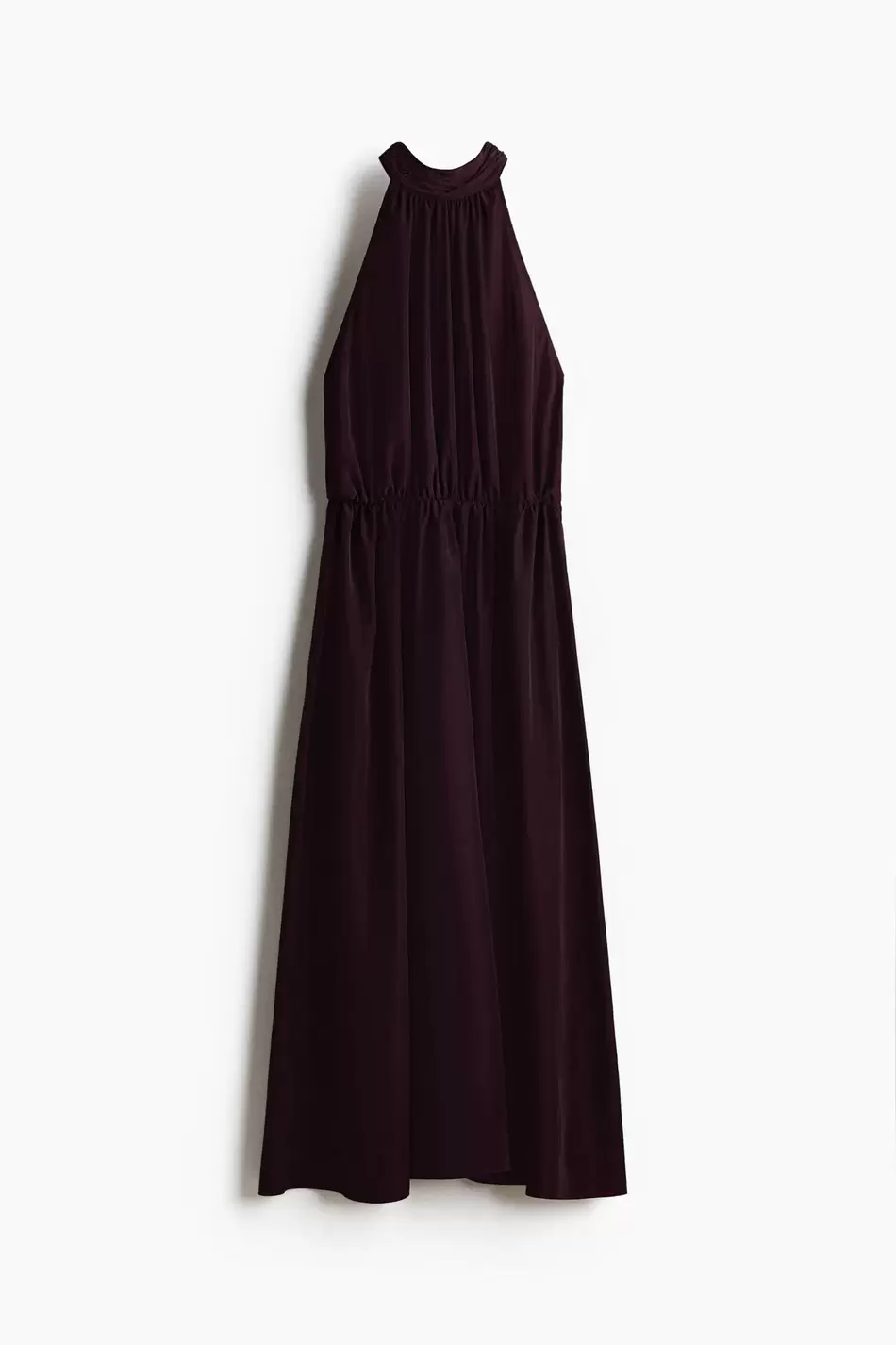 Vestido halter largo