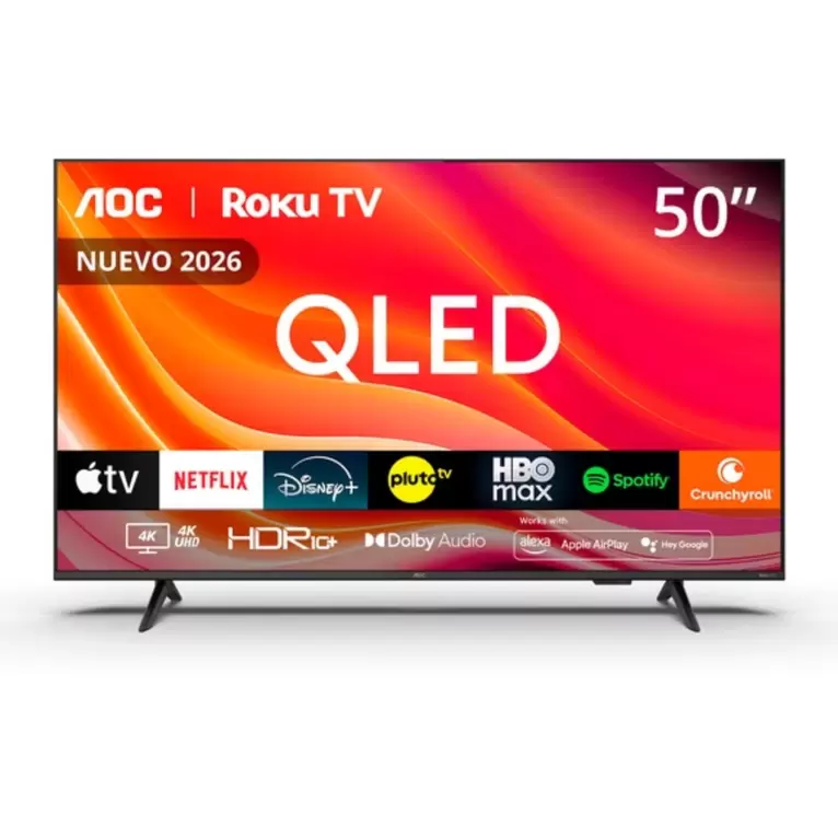Smart TV AOC 50” QLED 4K UHD Roku TV 50Q7067