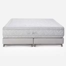 Box Spring Hotel Âme Gray II Super King 200 x 200 cm