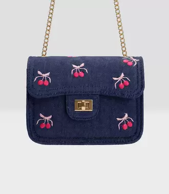 Cartera niña de denim