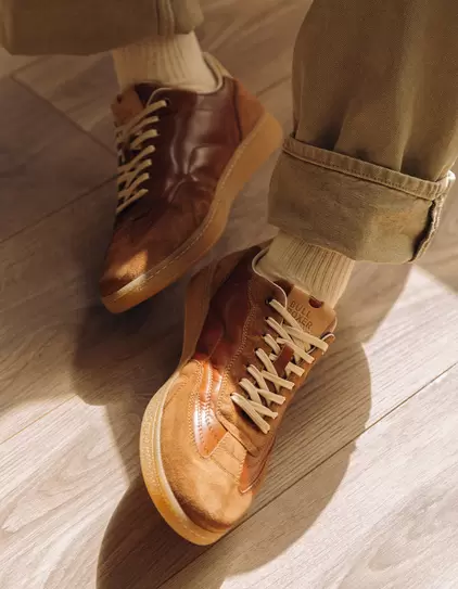 Zapatillas Urbanas Hombre Cuero Southwark Brandy Bullboxer