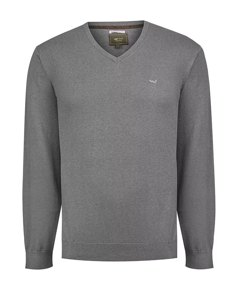 Sweater Algodón Orgánico Hombre Angriv Gris
