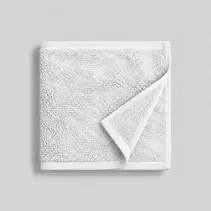 Toalla de Mano Bamboo + Algodón 600 GSM 50x90 cm Blanco Liso