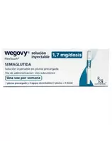 Wegovy 1,7mg/dosis Semaglutida Solución Inyectable 4 agujas
