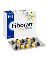 Fiboran 267 mg - 30 cápsulas Bioequivalente
