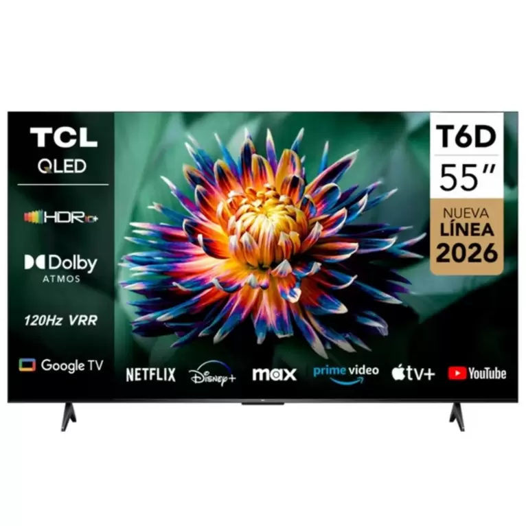 Televisor 55" QLED UHD 4K T6D Smart TV