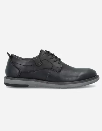 Zapatos Casual Hombre Cuero Gand Negro