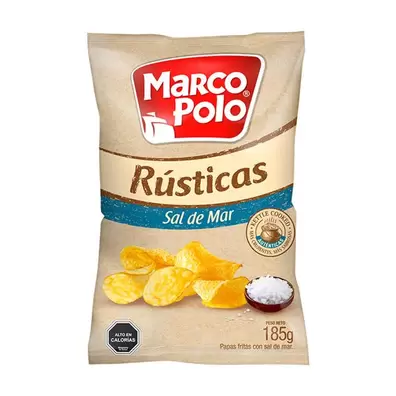 Papas Rústicas Sal de Mar Marco Polo 185GR